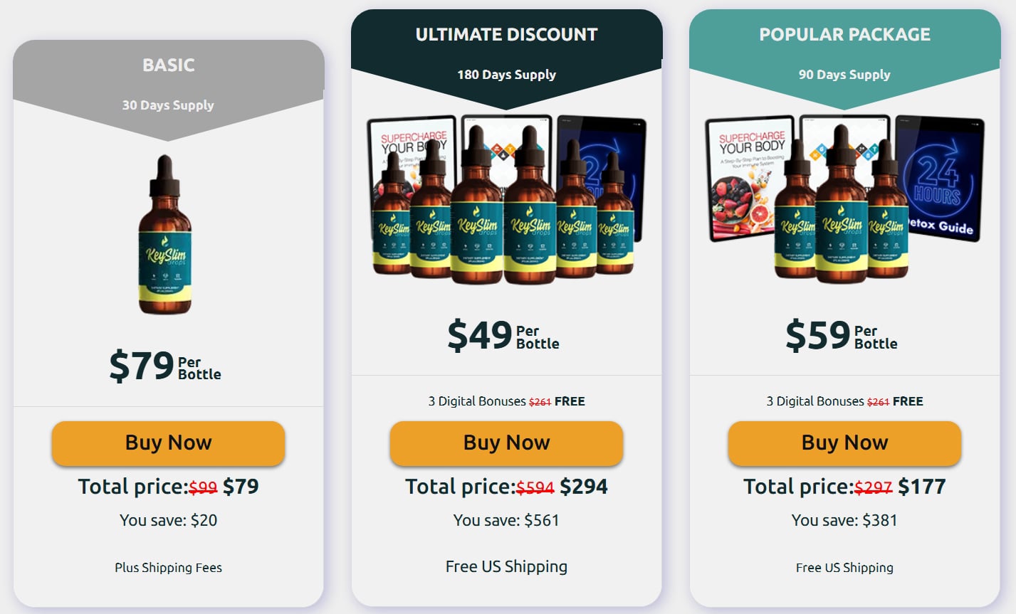 Key Slim Drops Offer